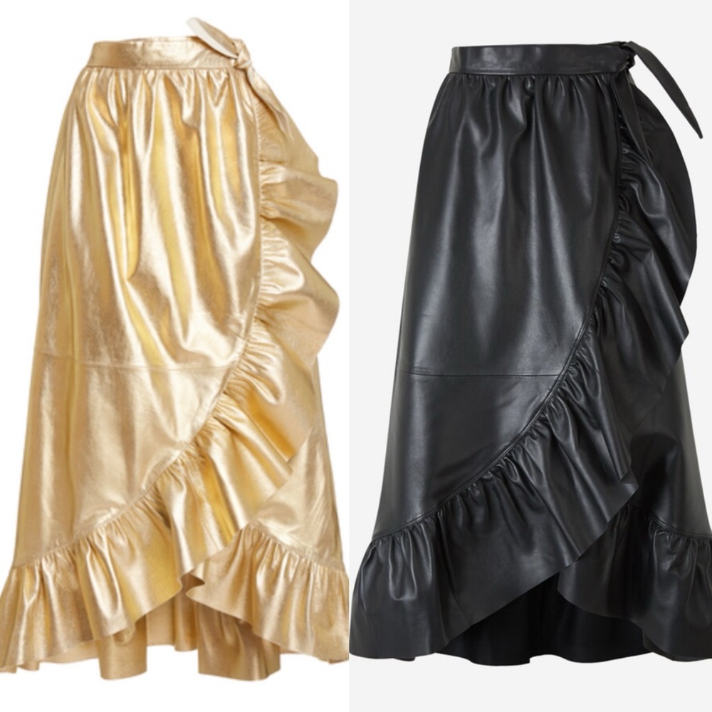 SIZE TRADE ZIMMERMANN LEATHER LADYBEETLE SKIRTS